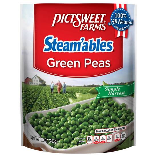 Pictsweet Farms Steam'ables Green Peas