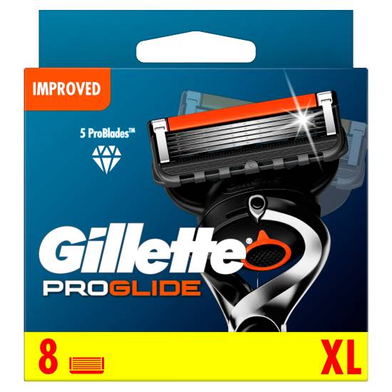 Gillette Proglide Razor Refills For Men, Razor Blade Refills 8 Blades (70.76g)