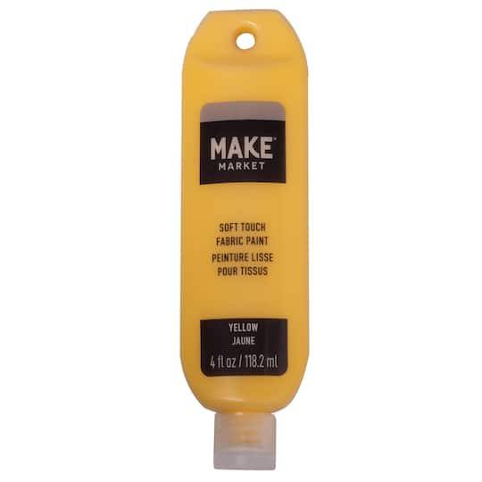 Make Market Soft Touch Fabric Paint, Yellow (4 fl oz)