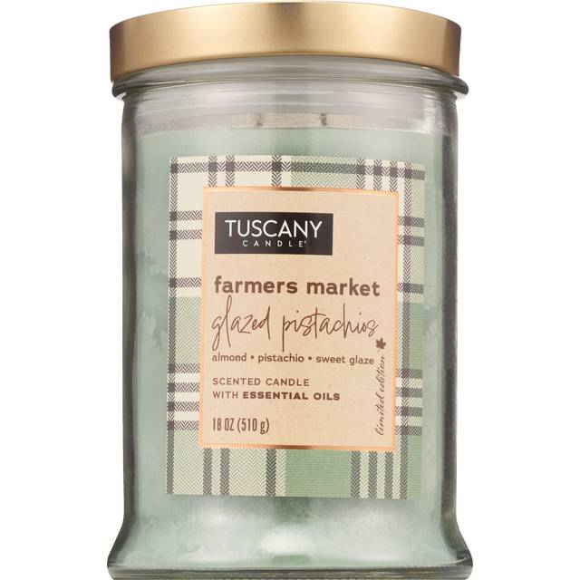 Tuscany Candle Farmer's Market Glazed Pistachios Candle (18 oz)