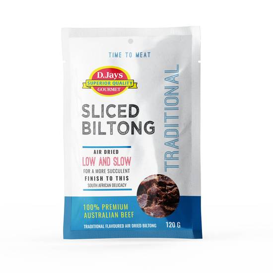 D.Jays Soft Biltong Traditional 120g