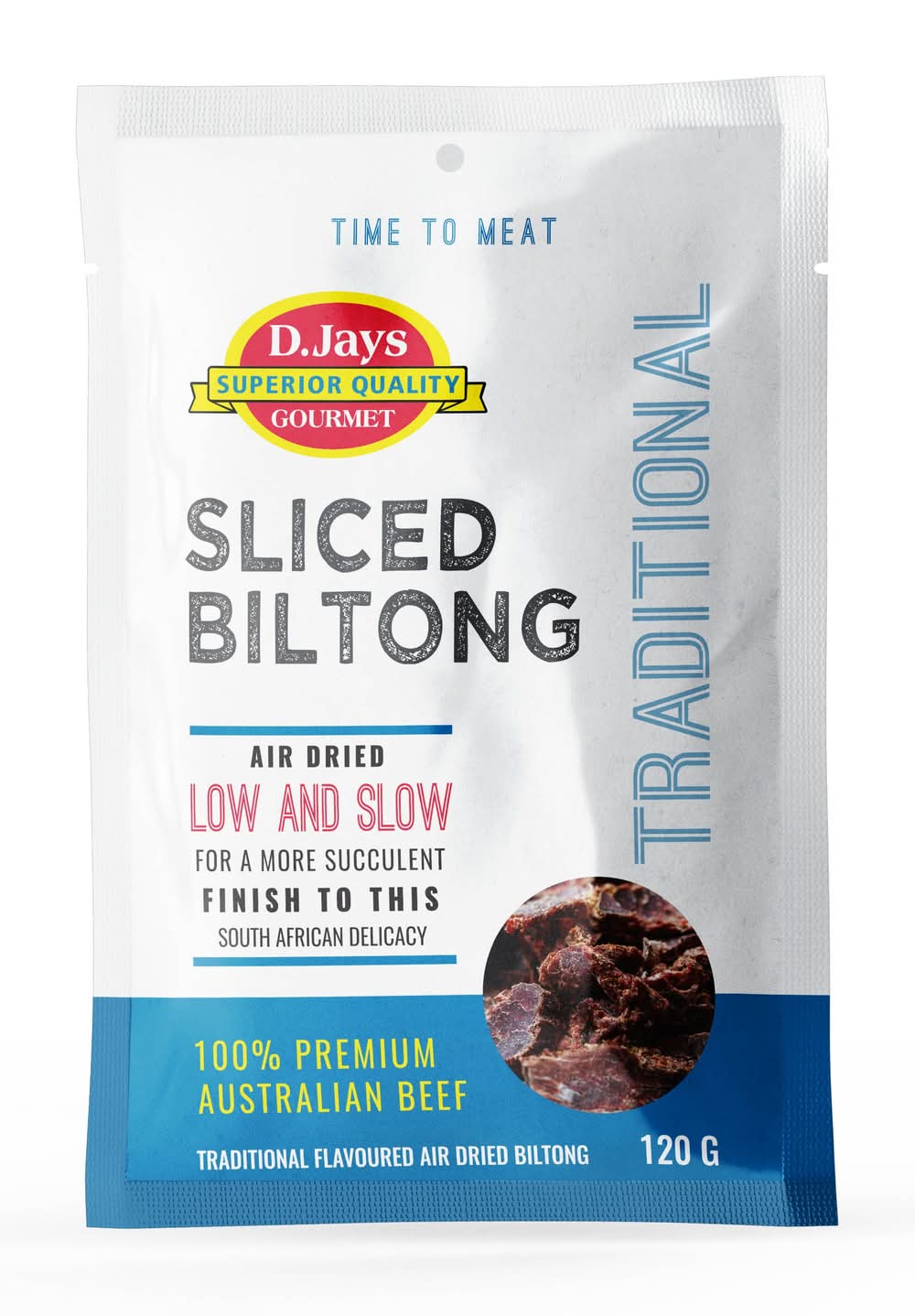 D.Jays Soft Biltong Traditional 120g