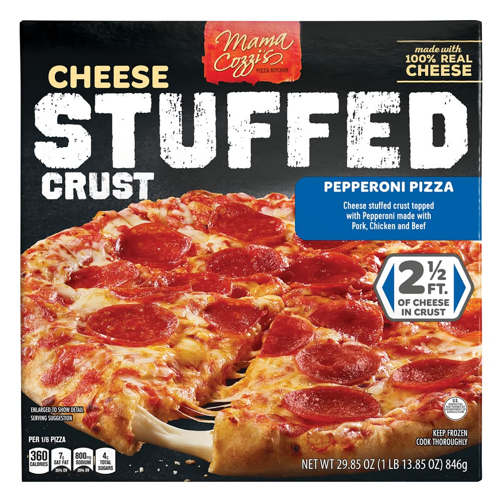 Mama Cozzi's Pizza Kitchen Cheese Stuffed Crust Pizza, Pepperoni (31.1 oz)