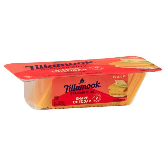 Tillamook Sharp Cheddar Cracker Cuts (24 slices)