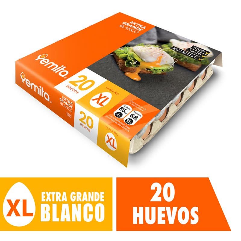 Yemita · Huevo blanco extra grande (1,5 kg)