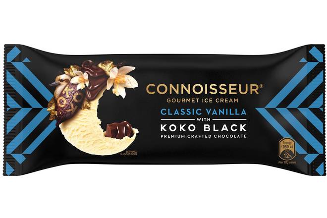 Connoisseur Classic Vanilla with Koko Black Chocolate Ice Cream 78g