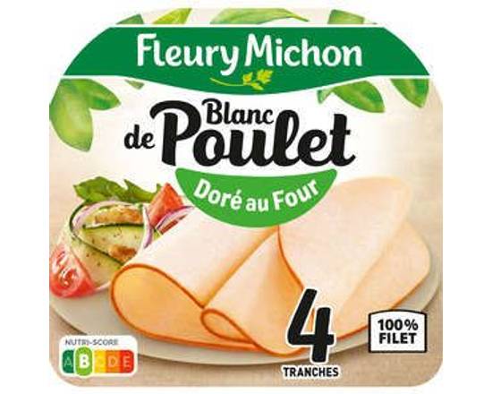 Blanc de Poulet Doré au Four 4 Tranche 160g Fleury Michon