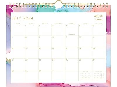 2024-2025 Blue Sky Ashley G 11 x 8.75 Academic Monthly Wall Calendar (150160)