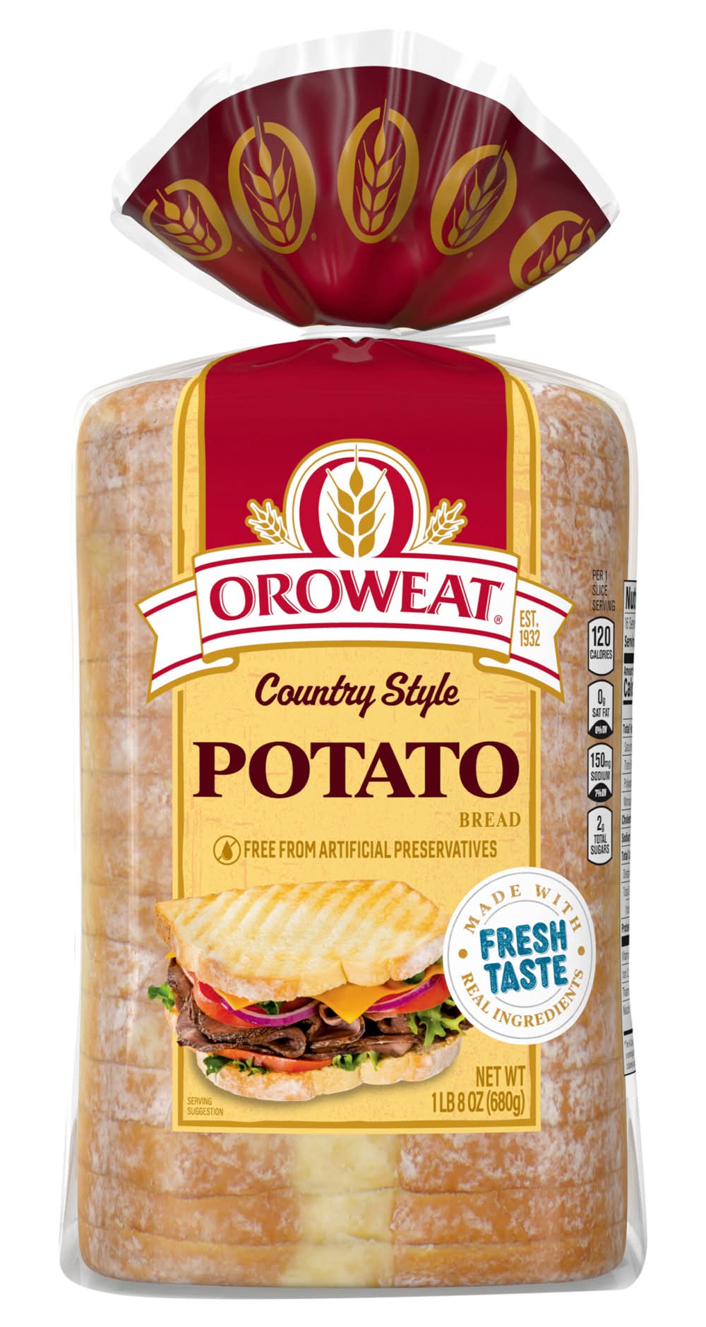 Oroweat Country Style Potato Bread (24 oz)