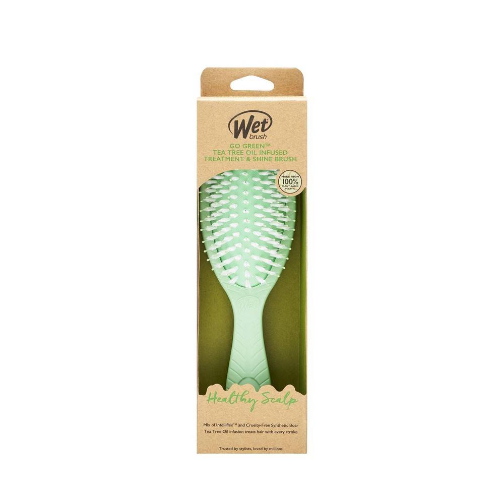 Wetbrush Go Green Tea Tree Oil Infused Treatment & Shine Brush (400 g)