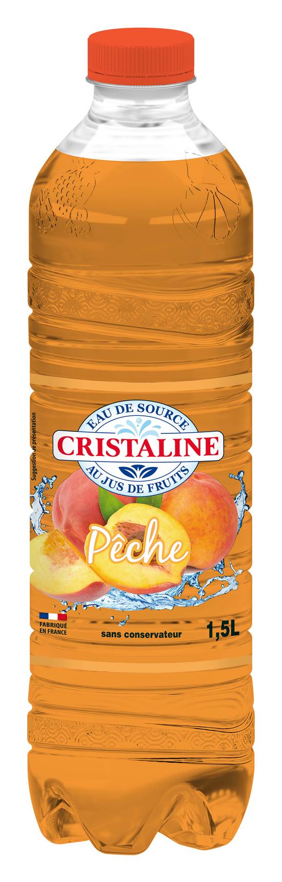 Cristaline - Eau de source (1.5 L) (pêche )