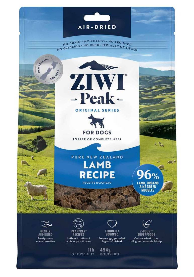 ZIWI Peak Air-Dried Lamb Recipe Dog Food (1 lbs)