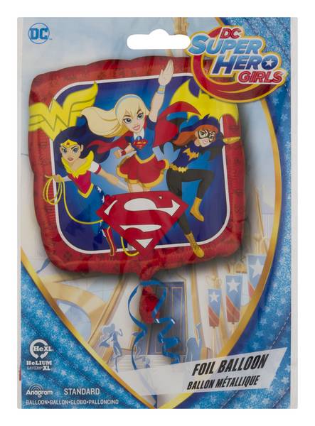 Anagram Foil Balloon, DC Super Hero Girls