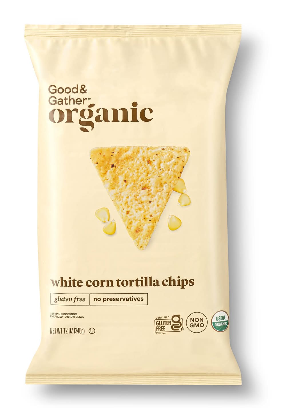 Good & Gather Organic White Corn Tortilla Chips (12 oz)