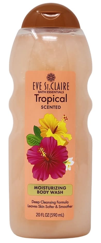 Eve St. Claire Bath Essentials Moisturizing Body Wash, Tropical (20 fl oz)