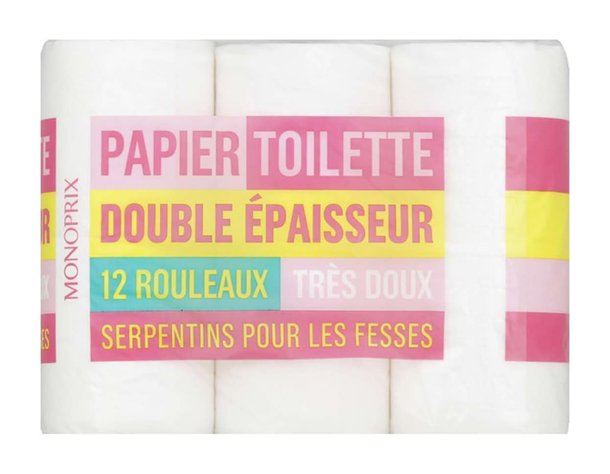 Monoprix - Papier toilette double épaisseur (12)
