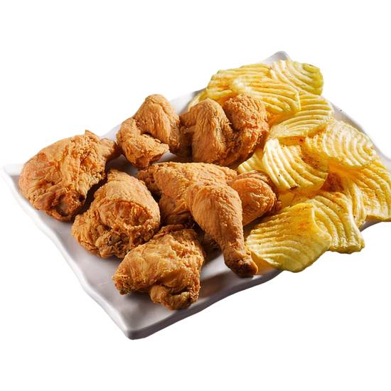 Broasted Chicken (8 Pcs) / فروج بروستید قطع | Postmates