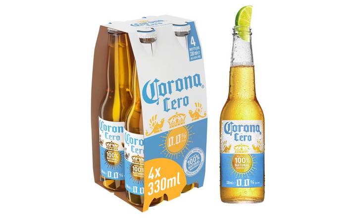 Corona Cero Bottles 0.0% 4 x 330ml (403212)