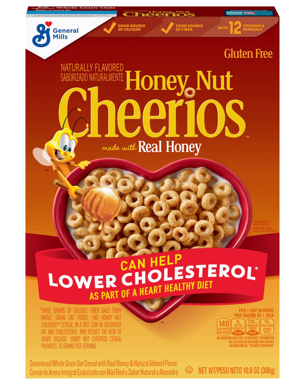 Cheerios Gluten Free Nut Cereal, Honey (10.8 oz)