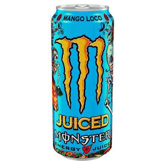 Monster juiced mango loco boisson énergisante x1 canette 50 cl