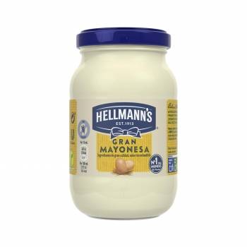 Mayonesa Hellmann's sin gluten tarro 225 ml.