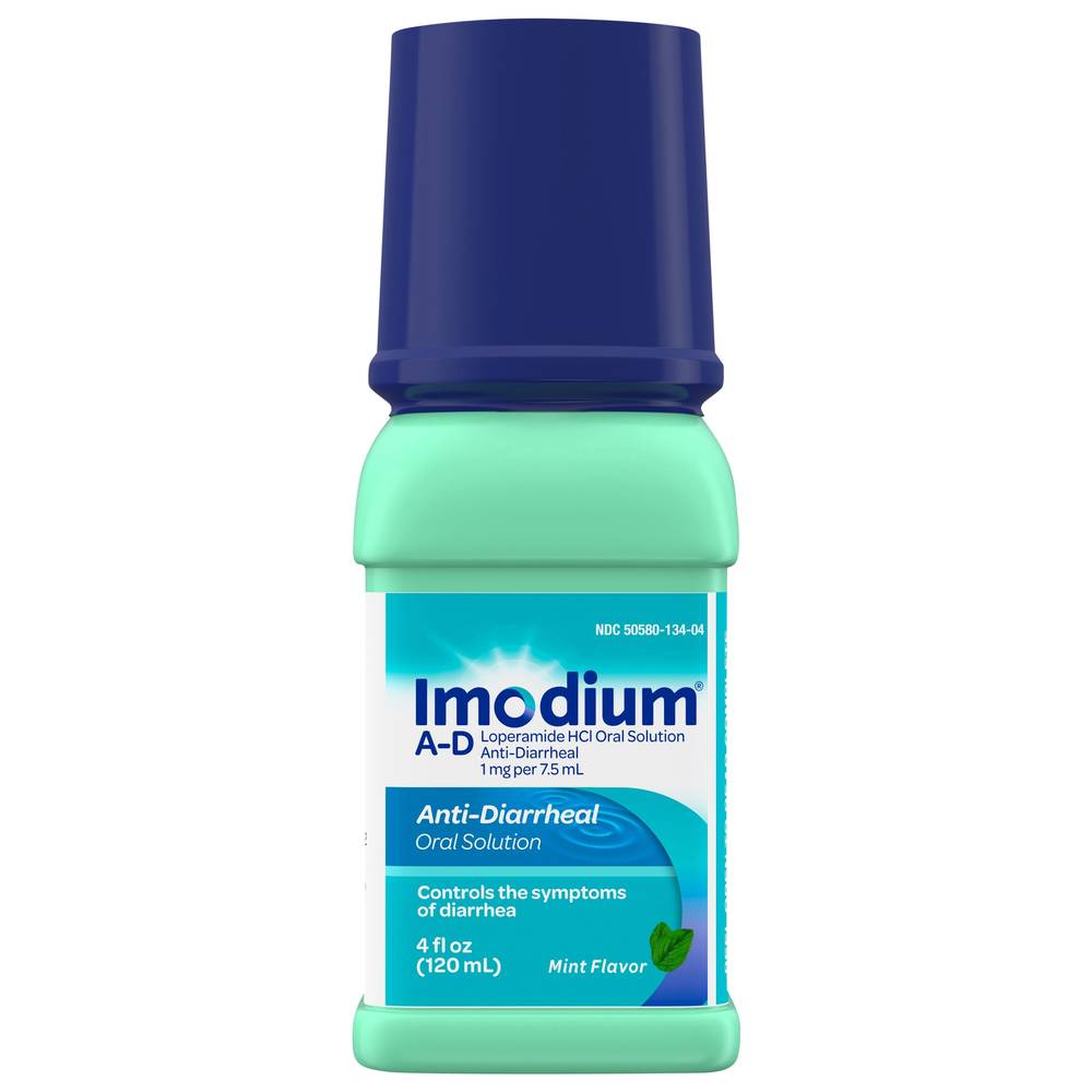 Imodium A-D Liquid Anti-Diarrheal Medicine, Mint (4 fl oz)