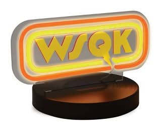 Stranger Things Wsqk Logo Radio Station Desktop Neon Light