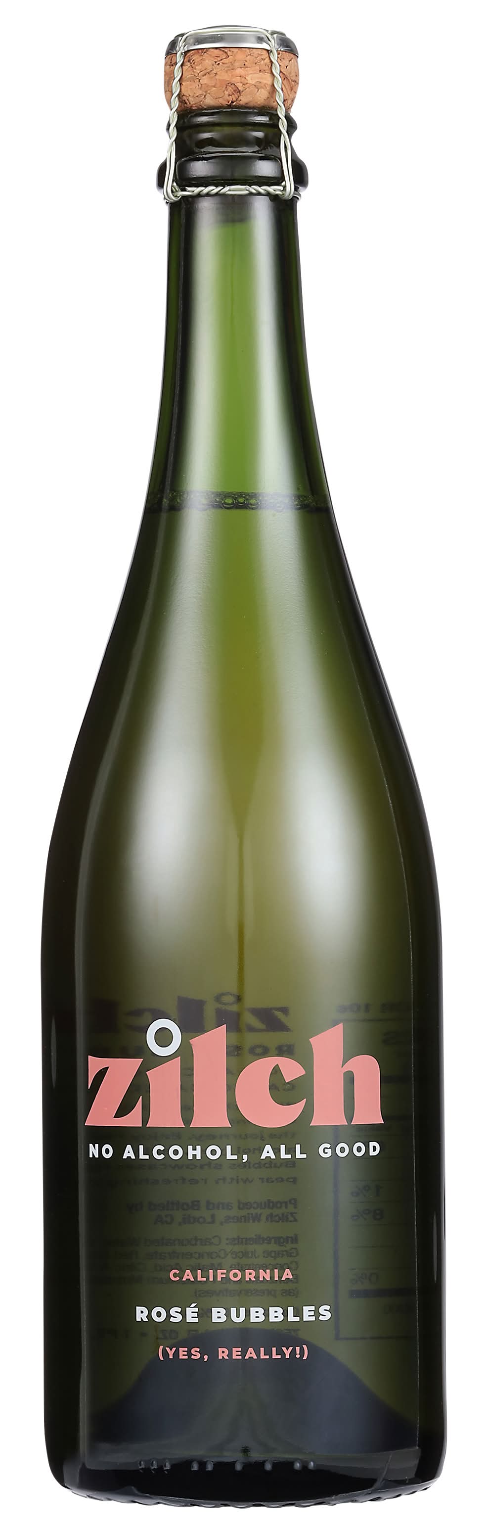 Zilch Wines Non Alcoholic Brut Rose (750 ml)