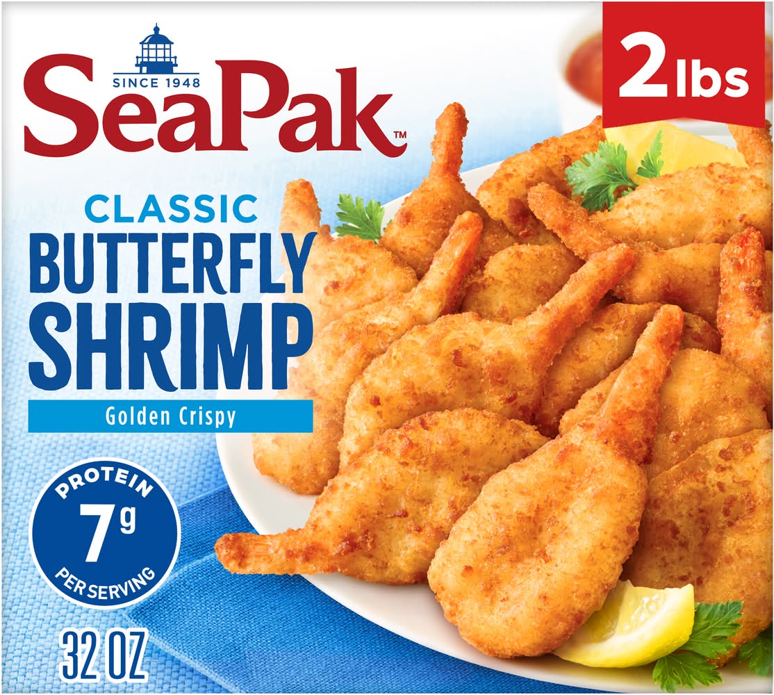 Sea Pak Shrimp Co. Frozen Butterfly Shrimp (32 oz)