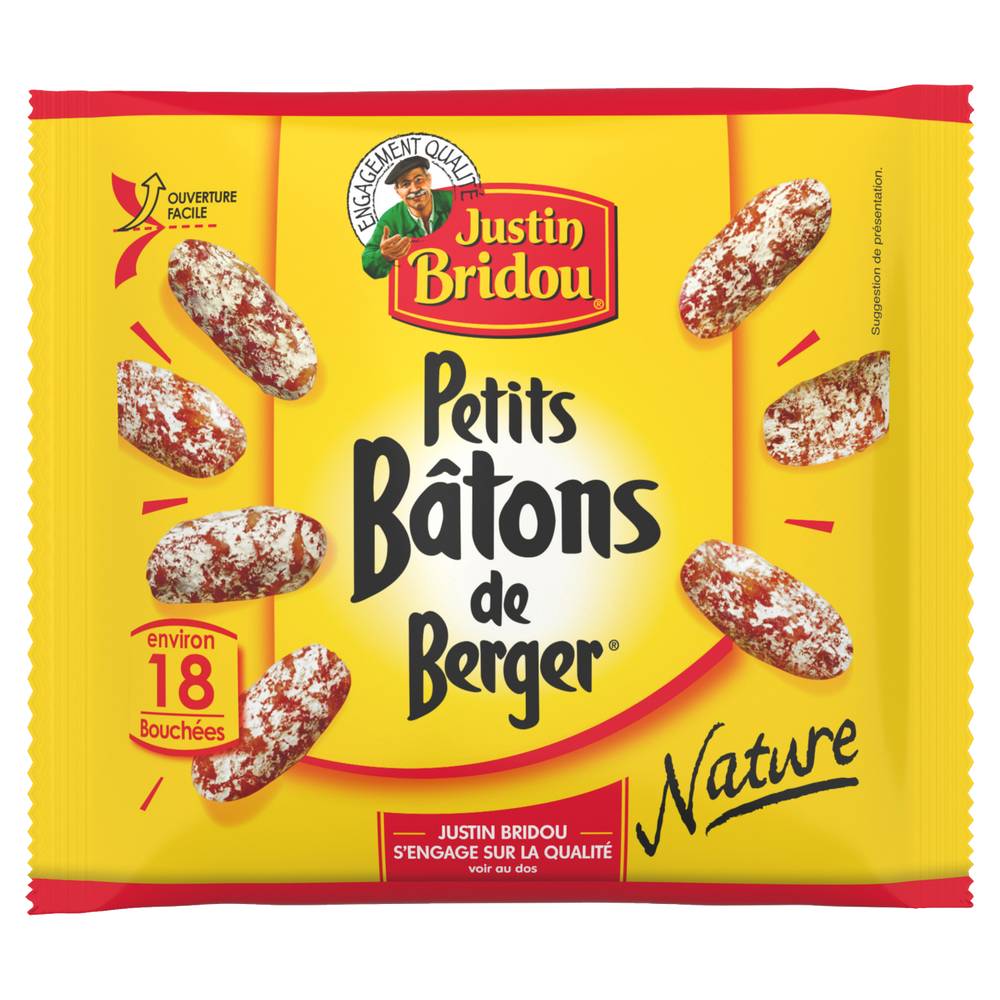 Justin Bridou - Saucisson petits bâton de berger nature (100g)