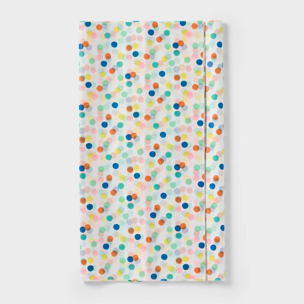 Spritz Dotted Tissue Papers, Multi (8 ct)