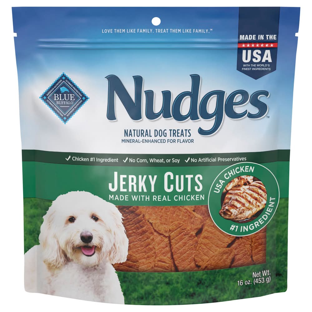 Nudges Natural Jerky Cuts Dog Treats (16 oz)