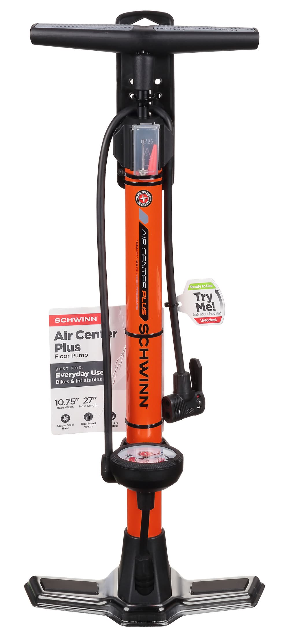 Schwinn Air Center Plus High Pressure Floor Pump Delivery Near Me | Order Online | Uber Eats Schwinn Air Center Plus High Pressure Floor Pump Delivery Near Me | Order Online | Uber Eats