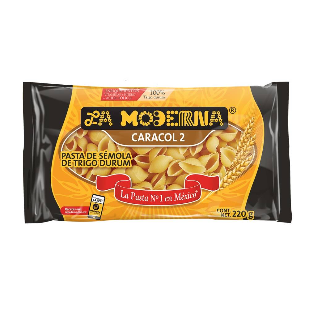 La Moderna · Pasta para sopa de caracol #2 (220 g)