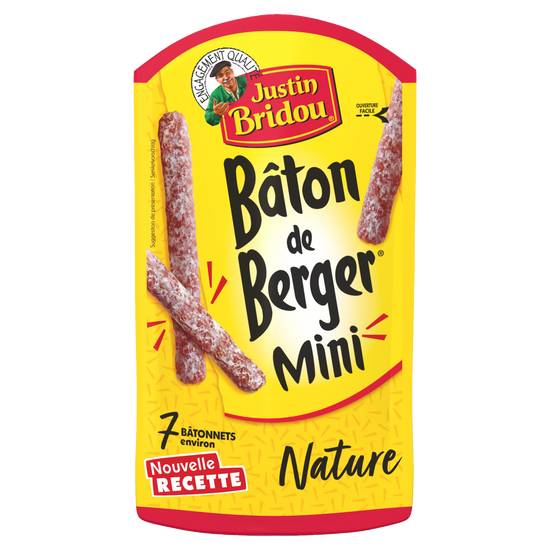 Justin Bridou - Mini bâtons de berger nature saucisson