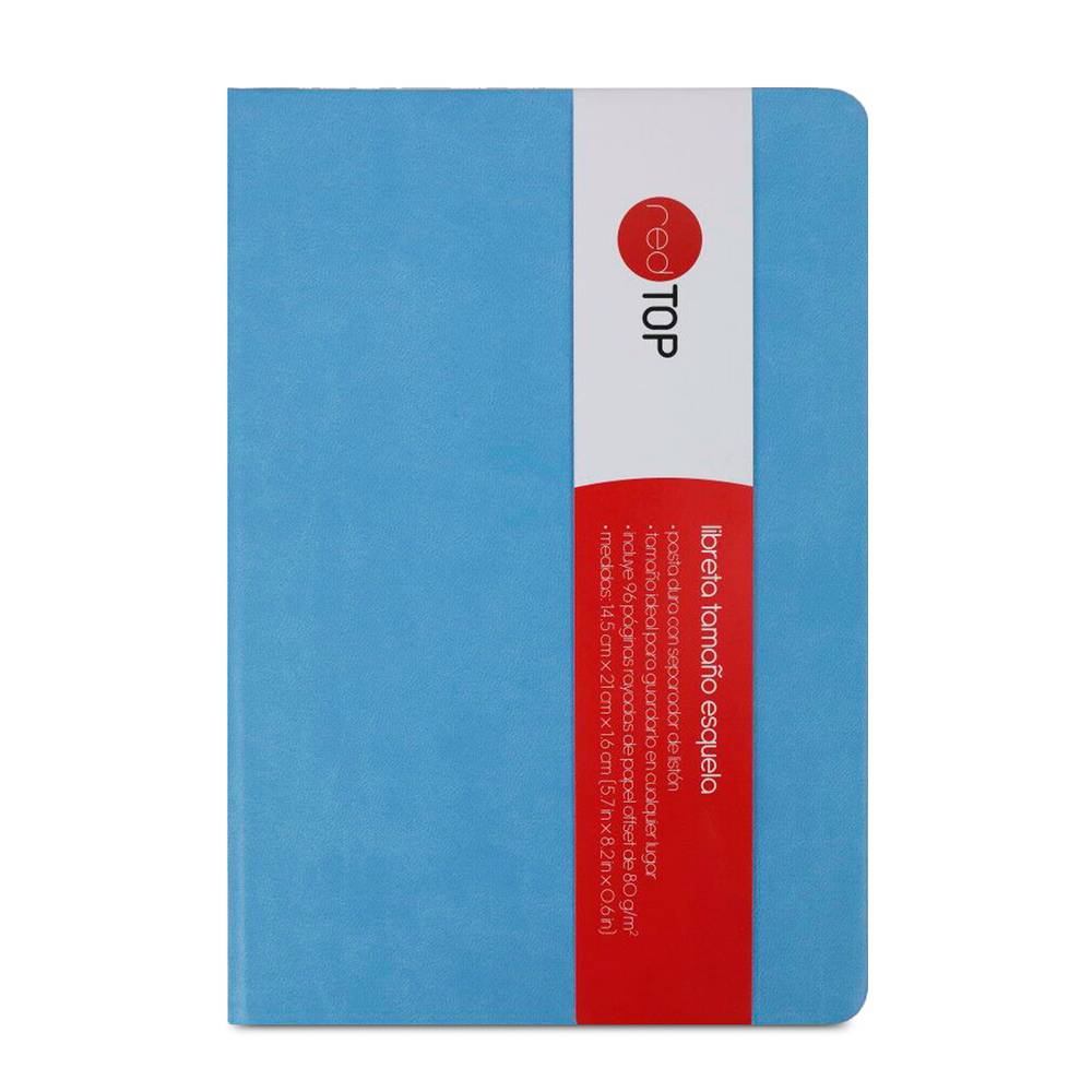 Red top cuaderno forma francesa azul (1 pieza)
