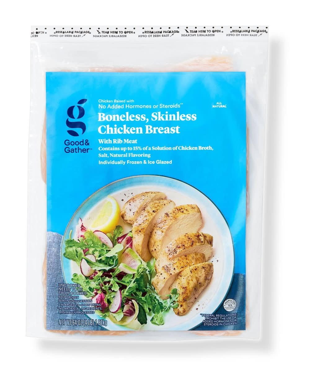 Good & Gather Boneless Skinless Chicken Breast (4 lbs)