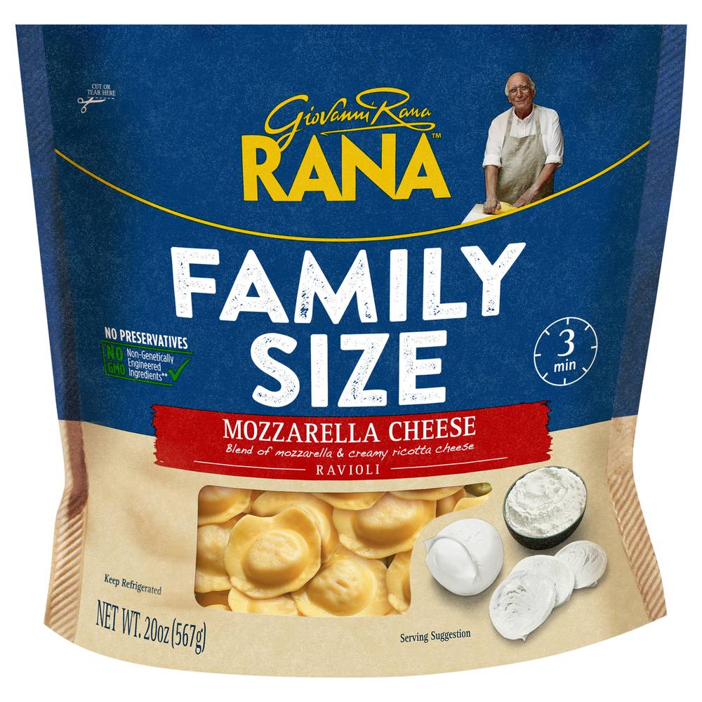 Rana Mozzarella Cheese Ravioli (20 oz)