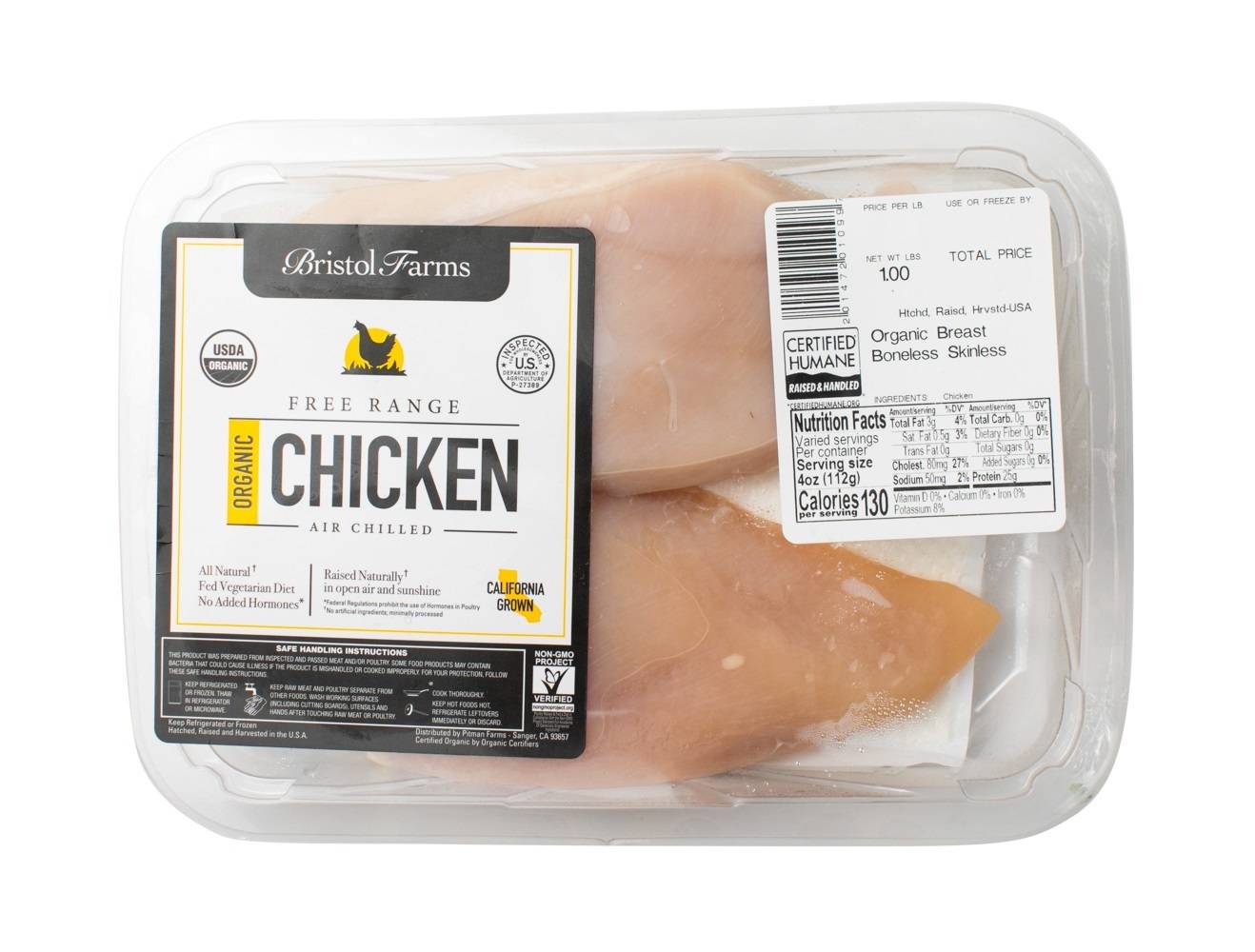 Air Chilled Organic Chicken Breast