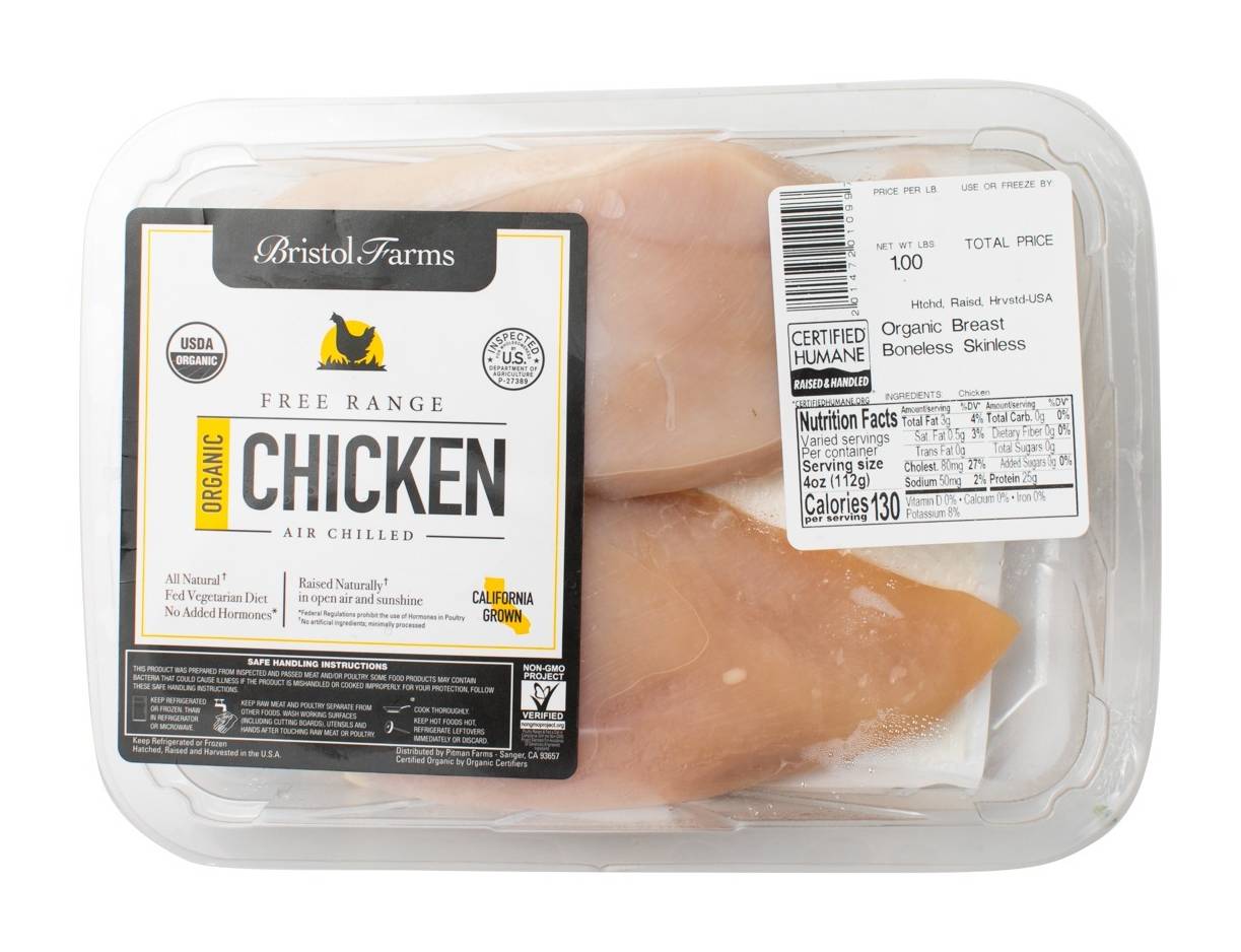 Air Chilled Organic Chicken Breast