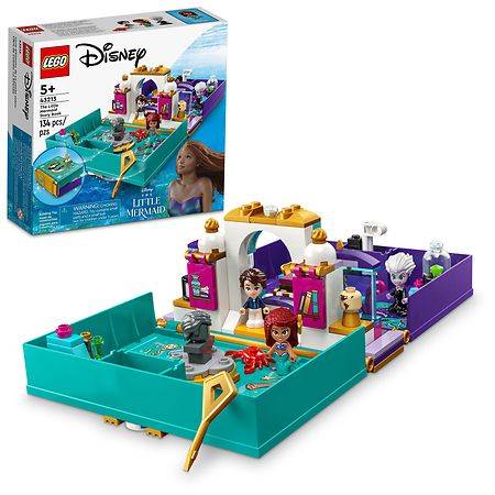 Lego Disney the Little Mermaid Story Book 43213 Fun Playset With Ariel