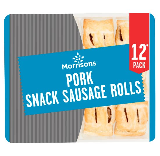 Morrisons Pork Snack Sausage Rolls (12 pack)