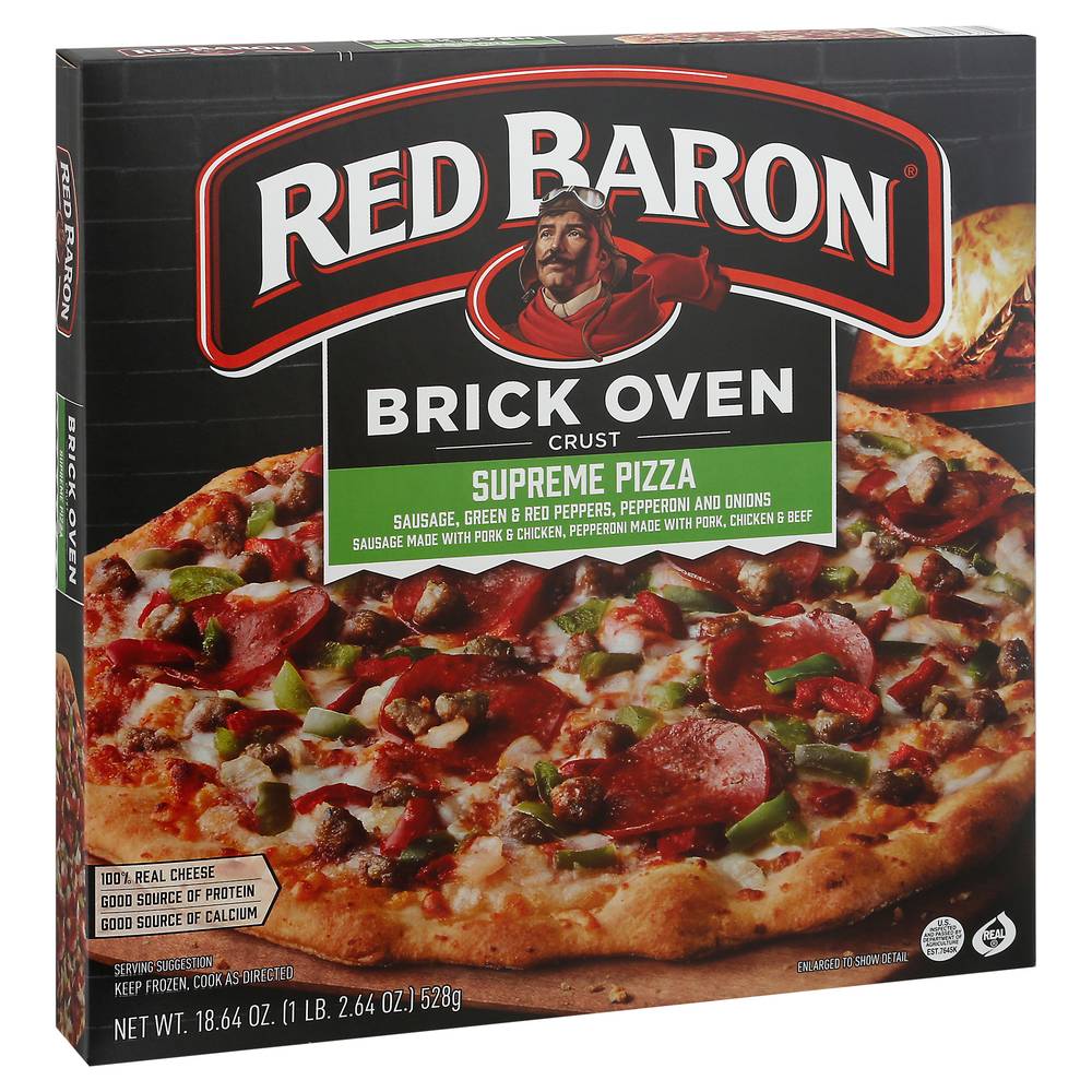 Red Baron Brick Oven Crust Supreme Pizza (1.17 lbs)