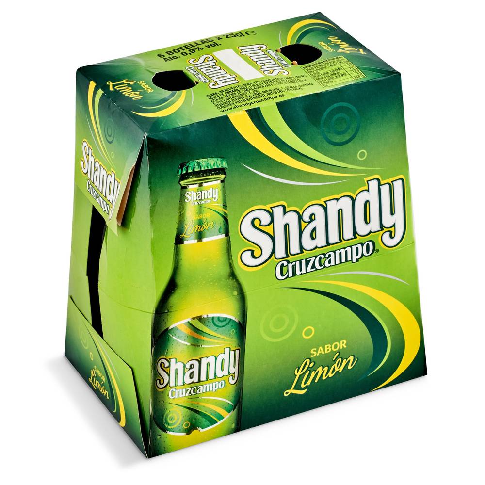 Cerveza Con Limón Shandy Botella 6 X 25 Cl