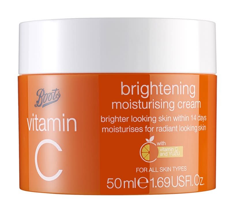Boots Vitamin C Brightening Face Moisturising Cream For All Skin Types (50ml)