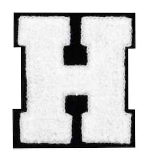 Make Market Chenille Letter Iron on Patch