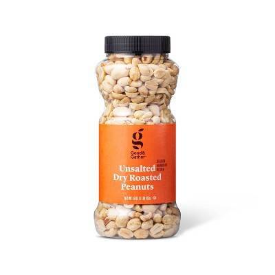Good & Gather Unsalted Dry Roasted Peanuts - 16oz - Good & Gathertm