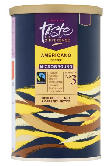 Sainsbury's Taste the Difference Americano Microground Coffee (100g)