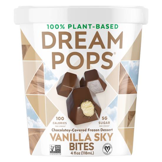 Dream Pops Vanilla Sky Dream Non-Dairy Bites 4oz