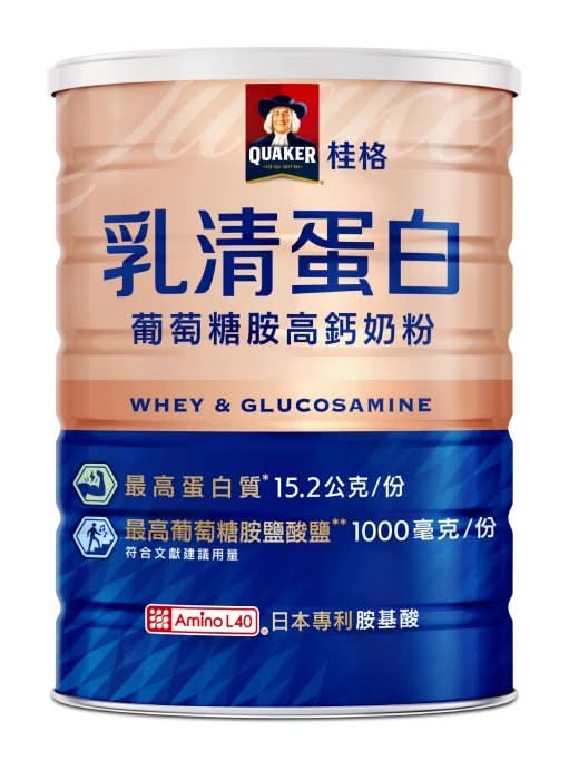 桂格乳清蛋白葡萄糖胺高鈣奶粉700g <700g克 x 1 x 1CAN罐>